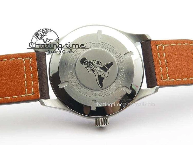 MIROTIME 0121 Mark XVIII Le Petit Prince IW327004 SS Mk Maker Best Edition Blue Dial On Brown Leather Strap A TimelessDesign 7296